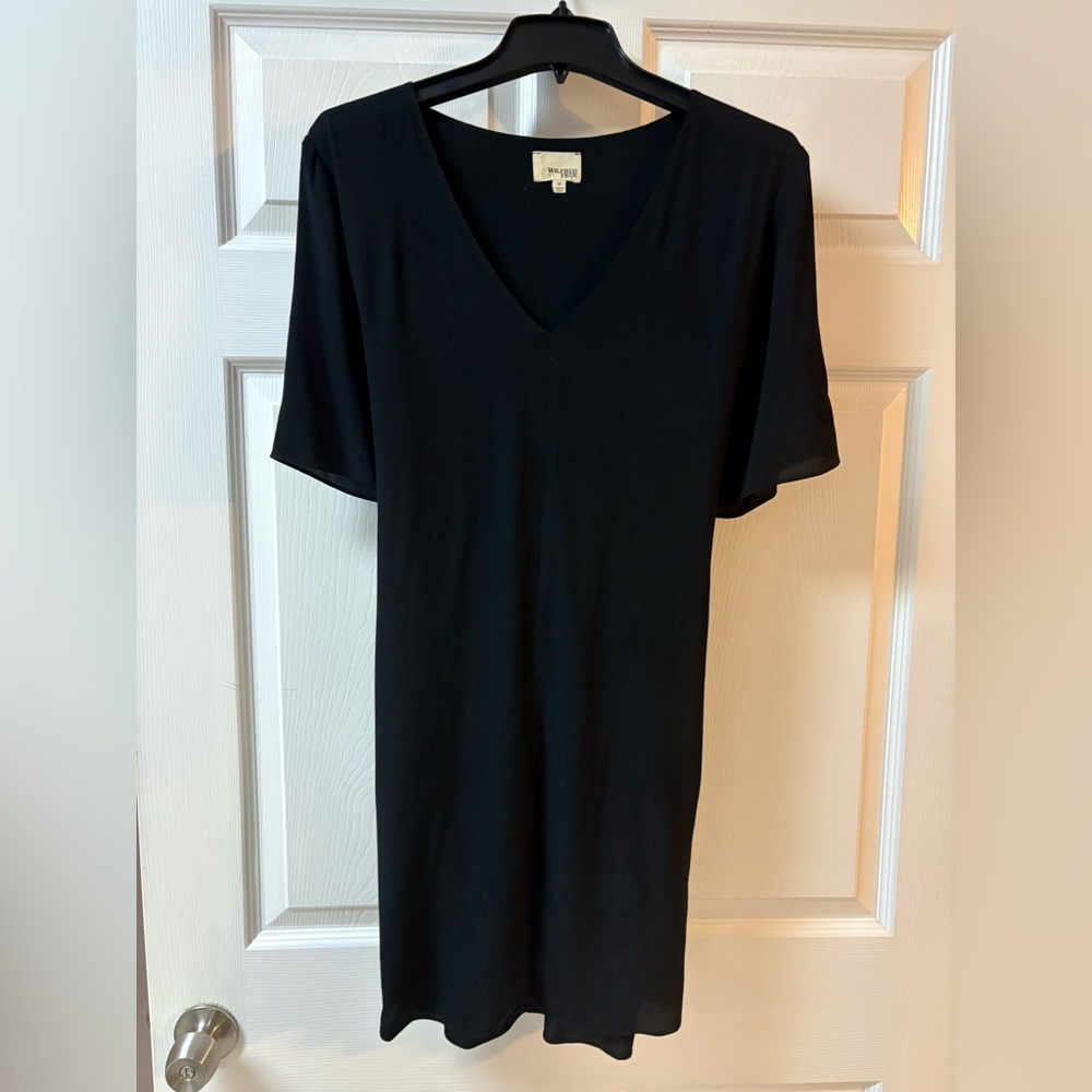 Aritzia Wilfred Free black mini dress